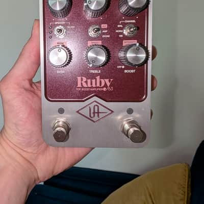 Universal Audio Ruby ’63 Top Boost Amplifier 2022 - Present - Ruby / Silver image 1