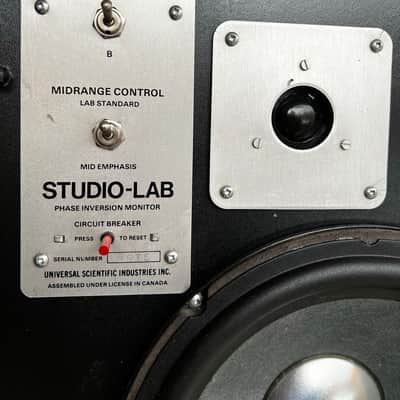 StudioLAB SL-30 Speakers 1980s Dark Brown Wood Stain image 11