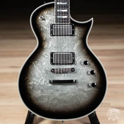 ESP Eclipse Custom Original Series Guitar w/ Case – Silver Liquid Metal Burst image 2