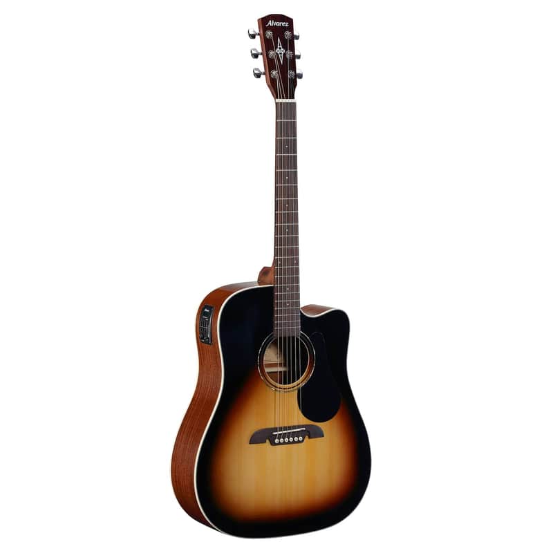Alvarez RD26CESB Regent 26 Series Cutaway Dreadnought w/ Electronics Sunburst image 3