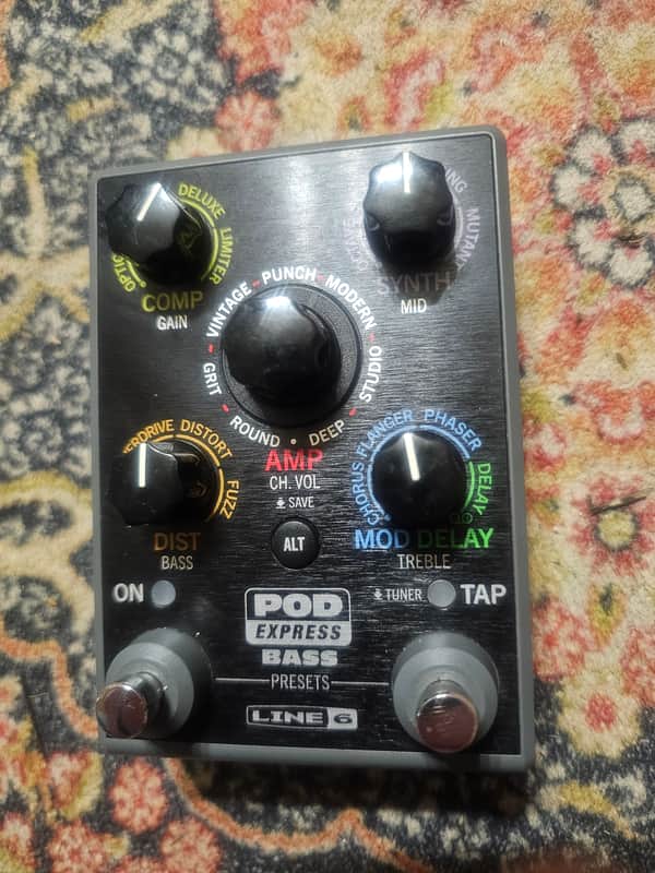 Line 6 POD Express Bass 2024 - Present - Grey / Black
