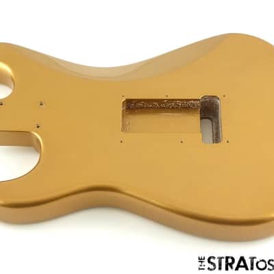 USA Fender Custom Shop 62 Stratocaster NOS BODY, Strat Aged Fire Mist Gold image 2