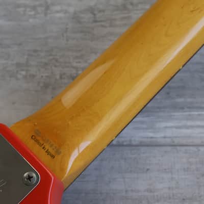 1999 Fender Japan MB98-70SD Mustang Bass (Fiesta Red) image 11