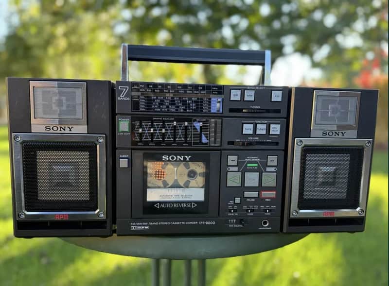 ビンテージ　SONY CFS-9000 テーブルコンポーネント SONY CFS-9000 Rare Vintage Cassette Deck Boombox Mega Bass High