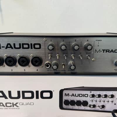 M-Audio M-Track Quad 2013 - Black/brushed nickel image 4