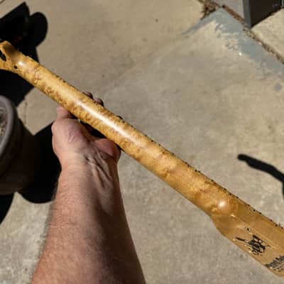Late 80s Warmoth Telecaster Tele Birdseye Maple Neck Floyd Compound Radius Clapton Profile image 20
