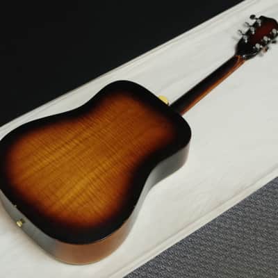 Framus 5/96 Texan Dreadnought acoustic guitar w/ case - used image 6