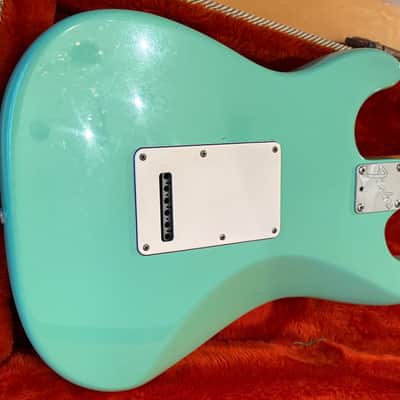 Fender Stratocaster Jeff Beck model with Lace Sensor pickups, built in 1993. I special ordered it in 1994 and I'm the only owner. - Surf Green image 9