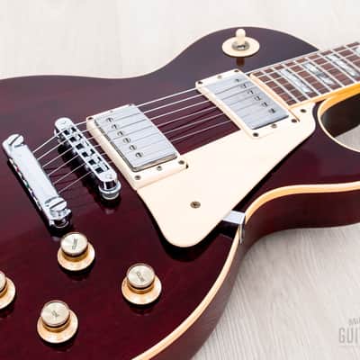 1978 Gibson Les Paul Standard Vintage Guitar Wine Red w/ T Tops, Case image 6