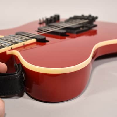 1987 Jackson USA Custom Neck-Thru Telly Style Red Vintage Electric Guitar w/OHSC image 7