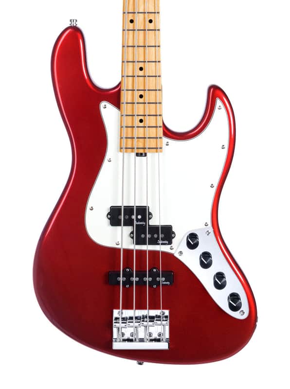 (Demo Model) : Sadowsky Guitars MetroExpress Hybrid PJ Bass 4 - Candy Apple Red Metallic image 1