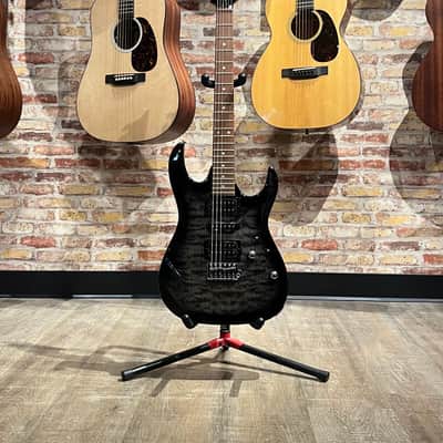 Ibanez GRX70QATKS - Transparent Black Sunburst image 5