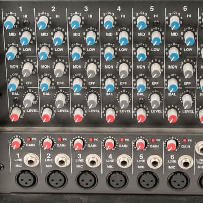 Carvin PA800 800-Watt 8-Channel Powered Mixer x0980 (USED) image 9