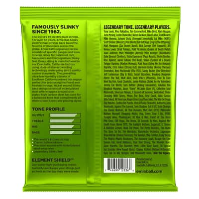 Ernie Ball 2836 Regular Slinky 5-String Nickel Wound Electric Bass Strings (45-130) image 2