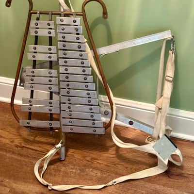 Vintage Glockenspiel Bell with Marching Harness Jenco? image 1