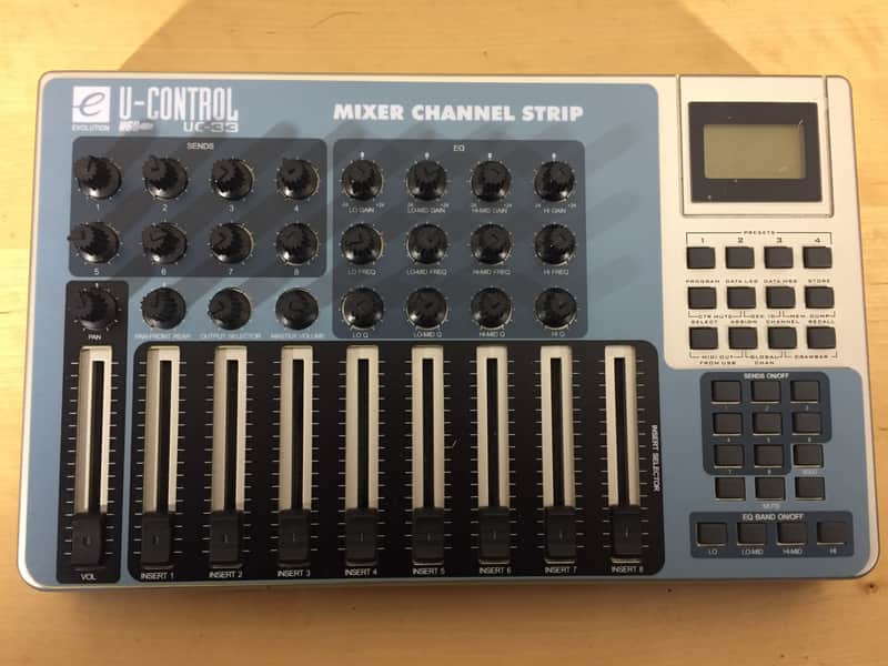 Evolution U-Control UC-33 Midi Controller + Overlays | Reverb