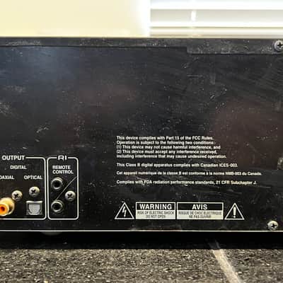 Onkyo DX-C390 6-Disc CD Player/Changer w/ Remote & Manual; Tested image 9