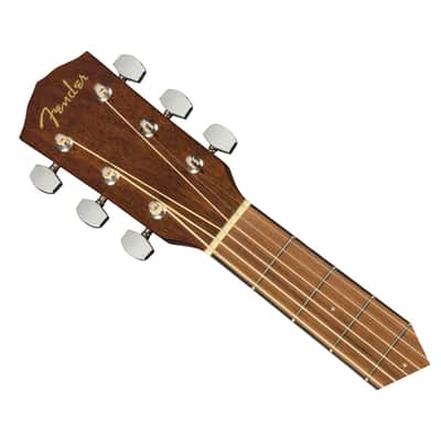 Fender CP-60S Parlor Acoustic Guitar - Natural w/ Walnut FB image 4
