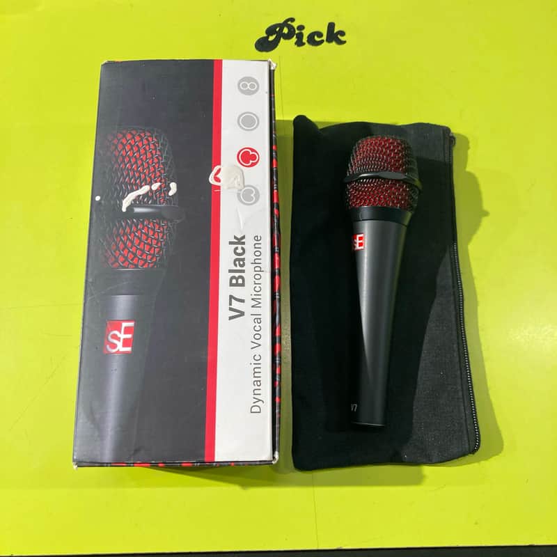 sE Electronics V7 Handheld Supercardioid Dynamic Microphone 2010s - Black image 1