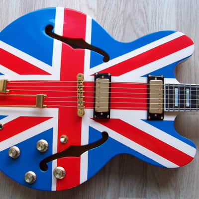 SUMMER SALE - TPP Noel Gallagher "Union Jack" Epiphone Ltd. Edition Sheraton Outfit - LAST ONE image 2