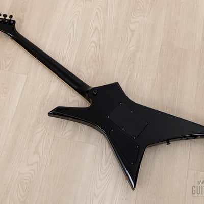2001 Jackson Stars KS-138 Kelly Star Neck Through Black w/ Floyd