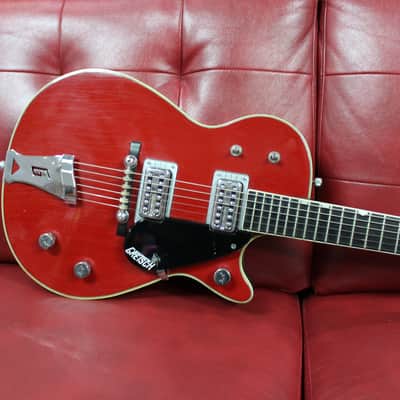 Gretsch G6131 Jet Firebird 1960 Electric Guitar Red W/ Original Case VINTAGE George Harrison period image 1