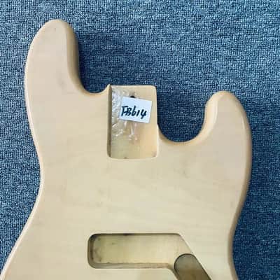 Unfinished Jazz Bass Style Basswood Body for Right Hand DIY image 2