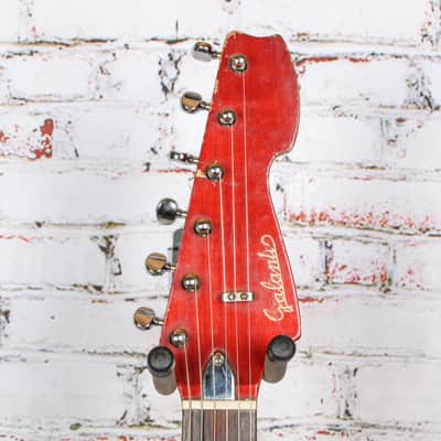 Galanti - 1960's Grand Prix Made In Italy Electric Guitar Cherry - VINTAGE image 9