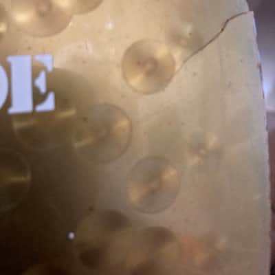 Paiste Scott Rockenfield's Queensrÿche, 18" Rude, 2002 Crash/Ride B, Cracked, Autographed! (#4) 1990s image 7