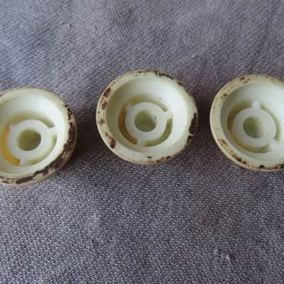FENDER STRATOCASTER 1960's KNOB SET ORIGINAL VINTAGE NICE! image 4