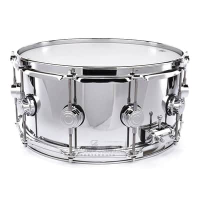 DW Collectors Steel Snare Drum 14x6.5 Polished image 3