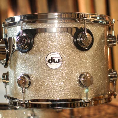 DW Collector's Maple Mahogany Broken Glass Drum Set - 22,10,12,14,16,14sn - SO#1416749 image 5