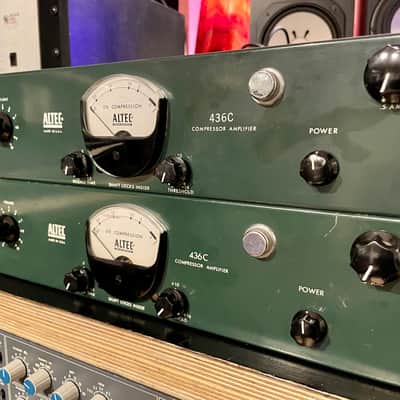 Full EMI converted Altec 436C Compressor Amplifiers with RS124 mods - Sequential Serial #’s! Very Clean Pair image 18