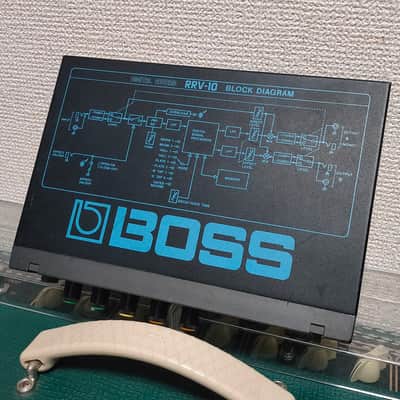 Boss RRV-10 Micro Rack Series Digital Reverb Feb 1987 MIJ Made in Japan Vintage Guitar Bass Effects Half Rack Unit image 1