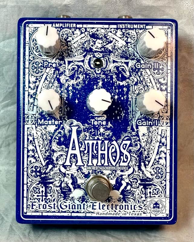 Frost Giant Electronics Athos Overdrive Gain Guitar Effects Pedal image 1