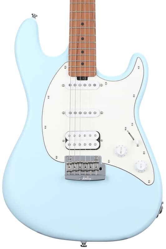 Sterling By Music Man Cutlass CT50HSS Electric Guitar - Daphne Blue Satin image 1