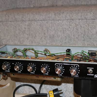 Vintage 1974 Traynor Studio Mate Tube Amp Chassis - Fully Working and Sounding Great!! image 2