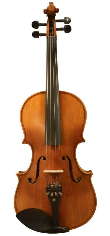 Adagio EM-155-3/4 Solid Spruce Top Beginner-Intermediate 3/4 Size Violin Outfit w/Oblong Case & Bow image 1