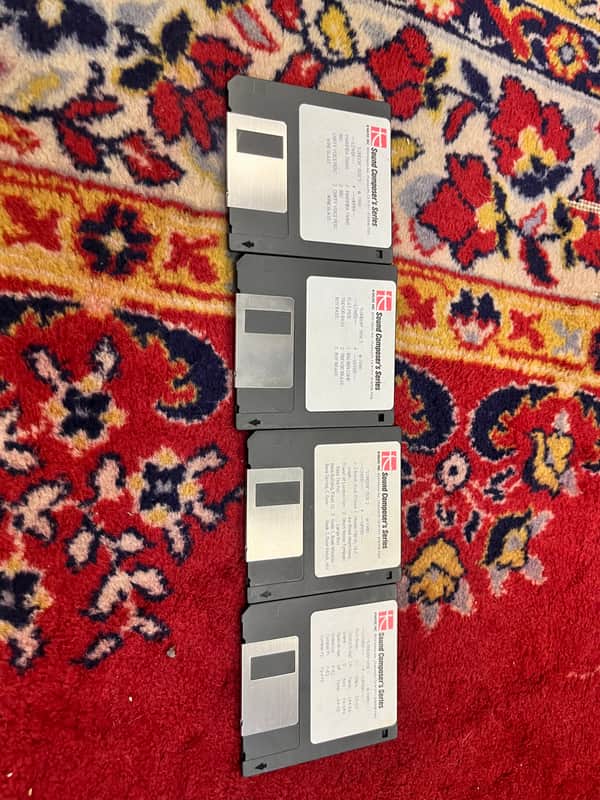 K-Muse Sound Composer Series “London” Disk 1,2,3,5 Floppy Disk Lot 1986 image 1