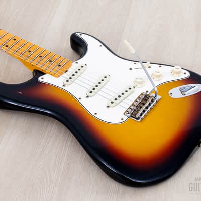 Fender Custom Shop Postmodern Stratocaster Journeyman Relic Bleached Three-Tone Sunburst image 7