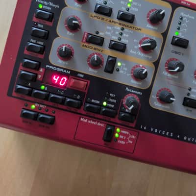 Nord Rack 2 16-Voice Rackmount Virtual Analog Synthesizer, inc PCMCIA card