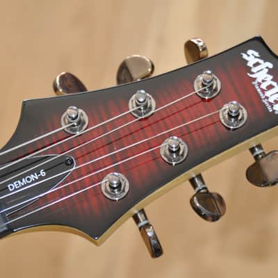 SCHECTER Demon 6 Crimson Red Burst / Demon-6 / WI21053588 image 8