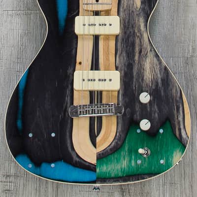 Prisma Syndicate Custom Electric Guitar, McNelly P90 Pickups, Mono Gig Bag (Open Box) image 5