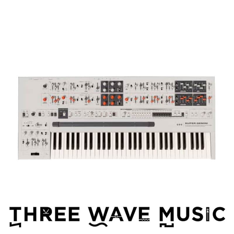 UDO Audio Super Gemini - 20-Voice Polyphonic, Bi-timbral Analog-Hybrid Synthesizer [Three Wave Music] image 1
