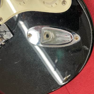 Starcaster by Fender Strat Electric Guitar - Black image 5