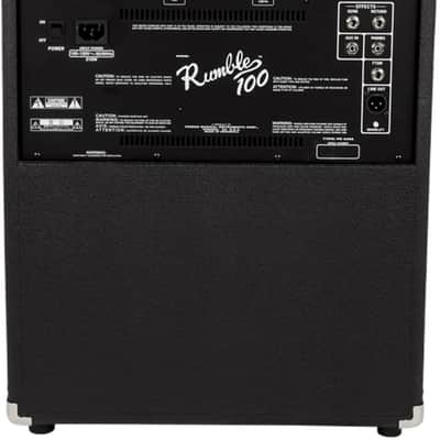 Fender Rumble 100 1x12 Bass Guitar Amplifier Combo image 2