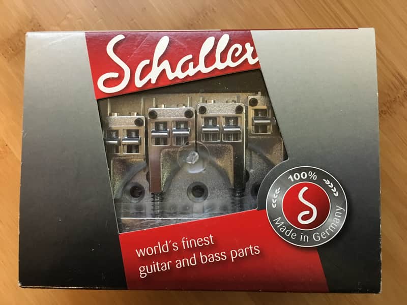Schaller S471C 8-string bass bridge 2010s chrome image 1