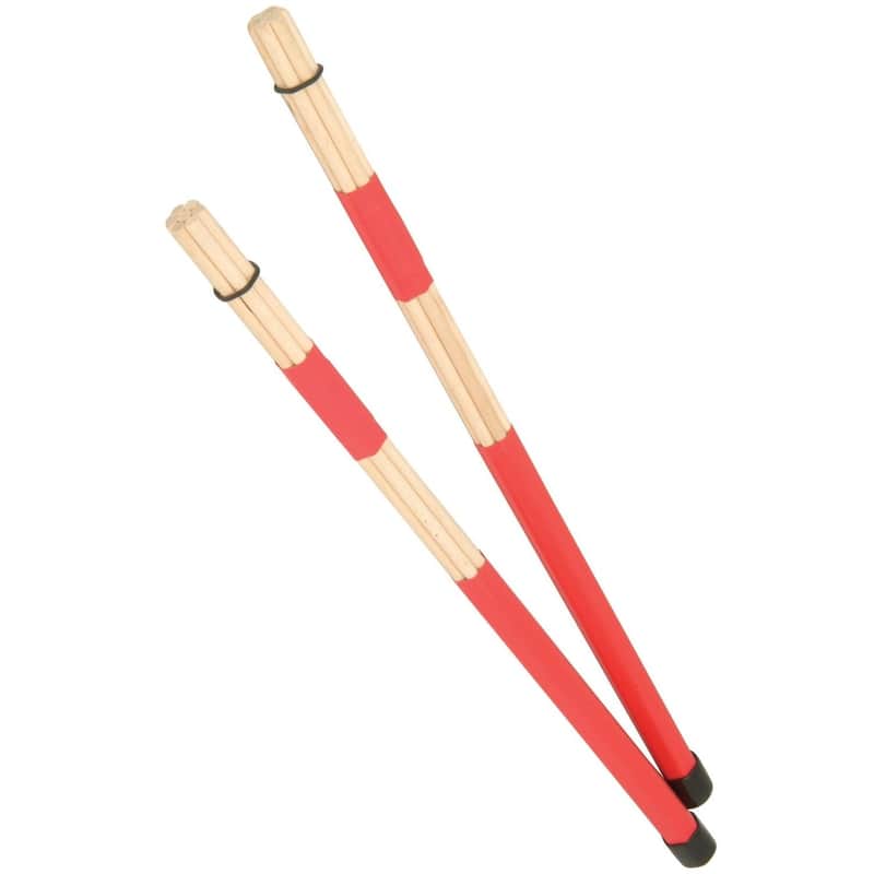 Drum Rutes Maple Drum Rod Pair Coated Grip 7 HEAVY Dowels image 1