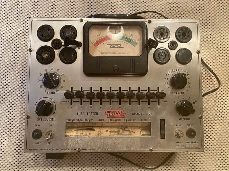 Eico 625 Tube Tester 1960's image 1