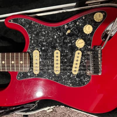 Fender 40th Anniversary American Standard Stratocaster with Rosewood Fretboard 1994 Lipstick Red *Eric Johnson Pickups!* image 5